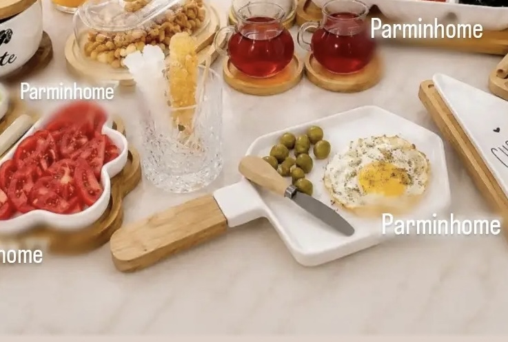 تابه دسته چوبی