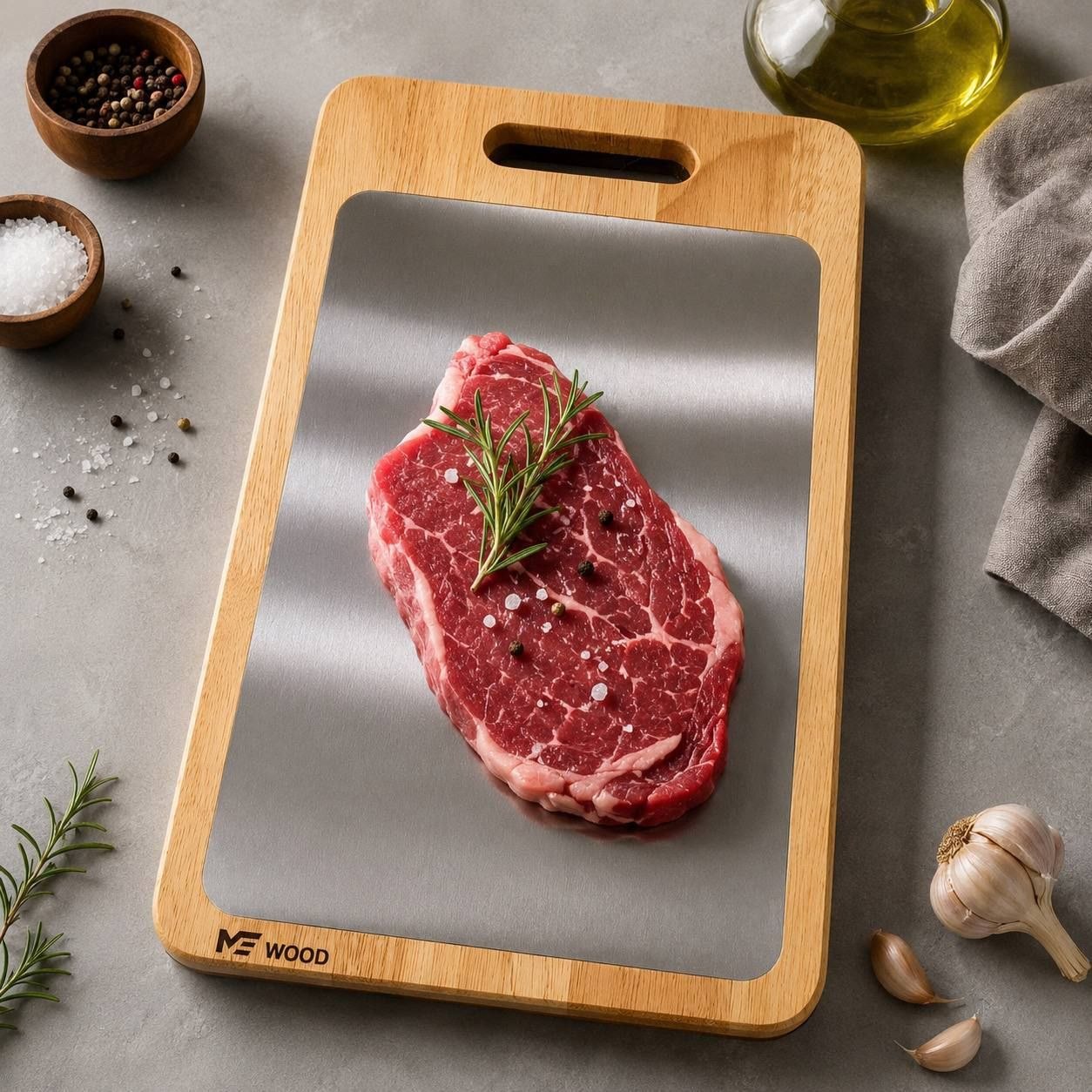 تخته گوشت استیل